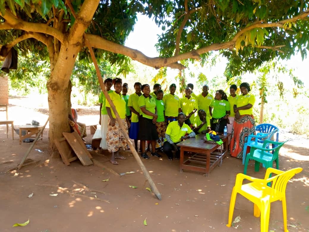 Community members working together